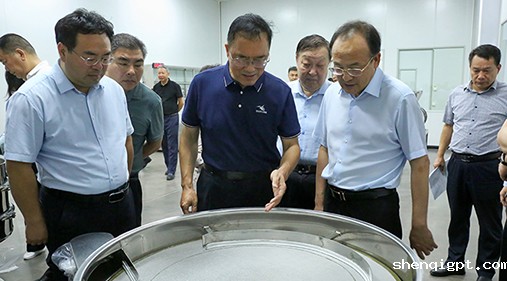 新乡市市长魏建平莅临高服筛机调研指导