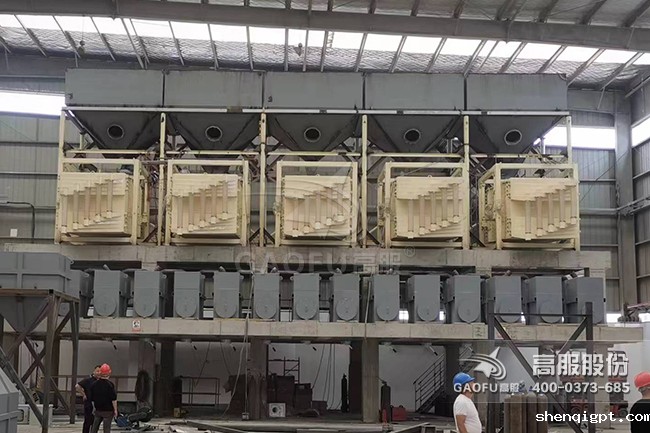 方形摇摆筛客户现场
