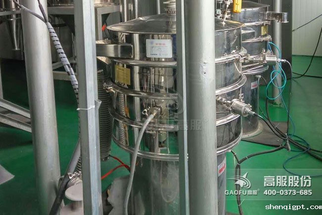 超声波振动筛客户现场