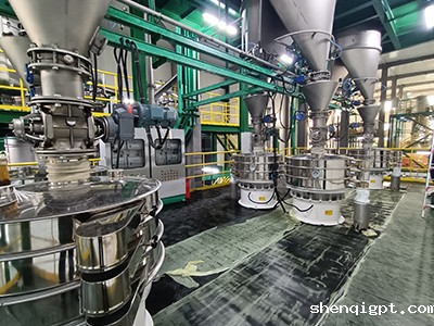 超声波振动筛客户现场